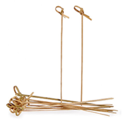 cocktailprikkers 18 cm bamboe naturel 50 stuks