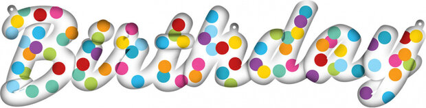 folieballonnen Happy Birthday 125 cm 2 stuks