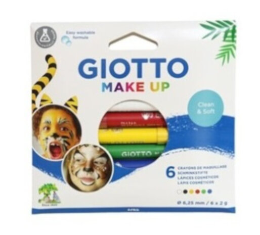 schminkpotloden make up prinses 12 gram wax 6 stuks