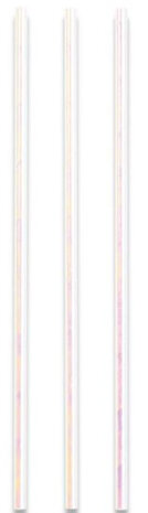 rietjes 19,6 cm papier wit 8 stuks