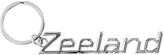 sleutelhanger Zeeland 11,5 x 7,5 cm aluminium