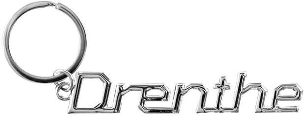 sleutelhanger Drenthe 11,5 x 7,5 cm aluminium