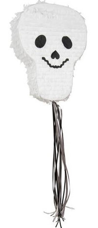 pi&ntilde;ata Skull junior papier zwart/wit