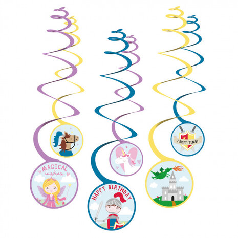 decoratiespiralen sprookjes junior 50 cm karton 6 stuks