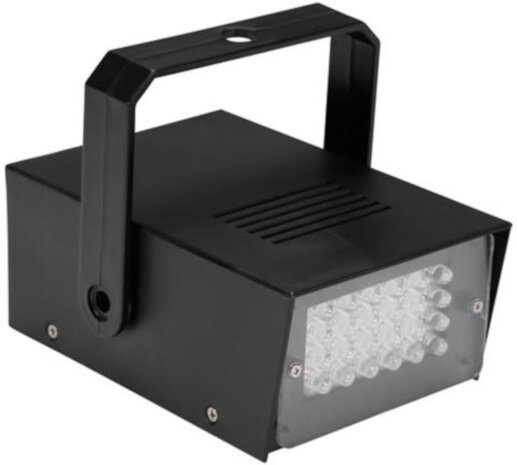 feestverlichting 12,5 x 8,5 cm 24 led staal zwart