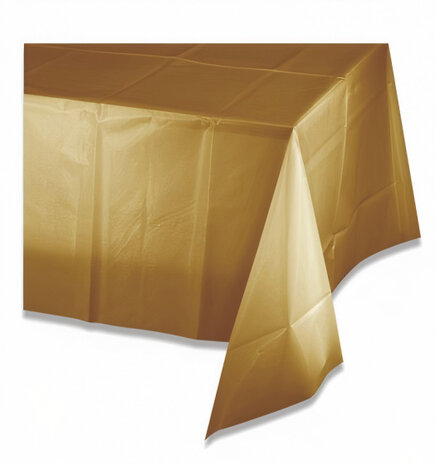 tafelkleed glitter 137 x 274 cm goud