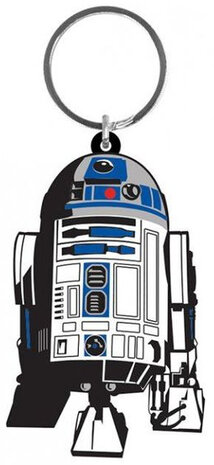 sleutelhanger Star Wars R2-D2 6 cm wit