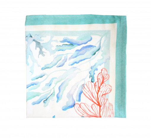 tafelkleed Sirtaki 90 x 90 cm katoen groen
