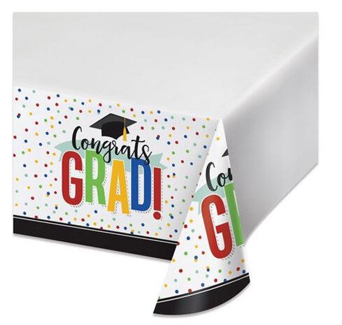 tafelkleed Grad junior 137 x 259 cm wit
