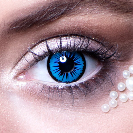 weeklenzen Engel siliconen blauw/zwart 2 stuks