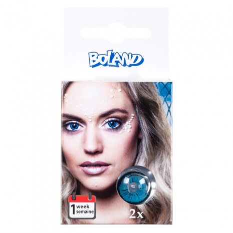 weeklenzen Engel siliconen blauw/zwart 2 stuks