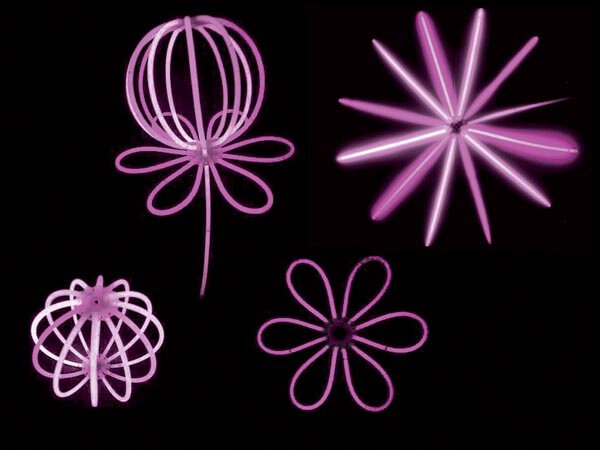 lichtstaafjes 20 cm roze 50 stuks