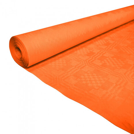 tafelkleed op rol 1,19 x 8 m papier oranje