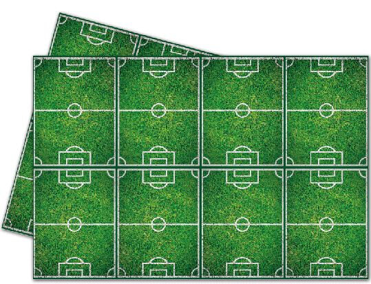 tafelkleed voetbal junior 120 x 180 cm groen
