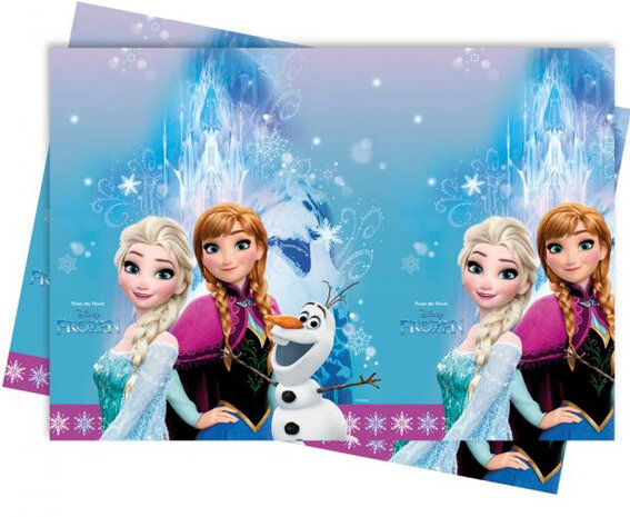 tafelkleed Frozen junior 120 x 180 cm blauw