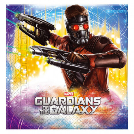 servetten Guardians of the Galaxy 33 cm papier 20 stuks
