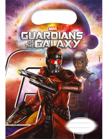 uitdeelzakjes Guardians of the Galaxy 23x16,5 cm 6 stuks