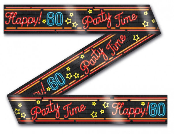 markeerlint Happy 60 zwart 12 meter