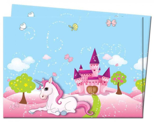 tafelkleed Unicorn junior 120 x 180 cm roze