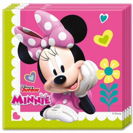 servetten Minnie Mouse 2-laags 33 cm papier 20 stuks