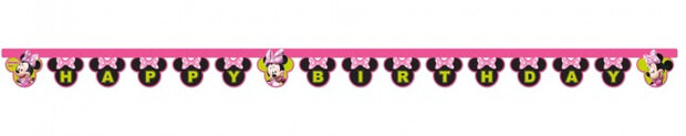 slinger Minni Mouse Happy Birthday 200 cm roze