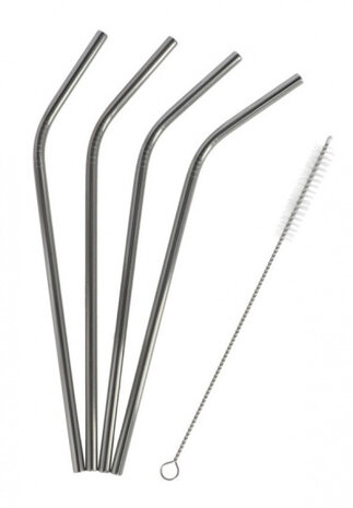 rietjes RVS 20 cm zilver 5-delig