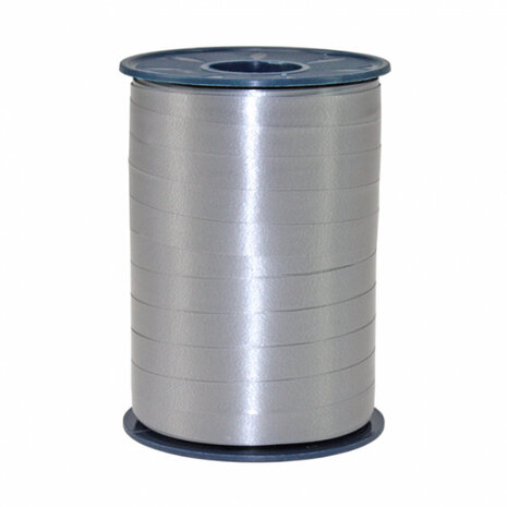 cadeaulint 10 mm polyester 250 meter grijs