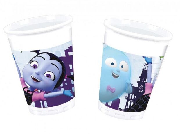 feestbekers Vampirina junior 200 ml 8 stuks