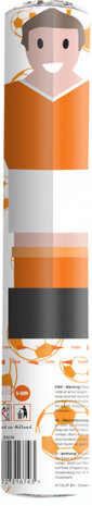 confettikanon  Holland&nbsp;28 cm papier oranje/wit