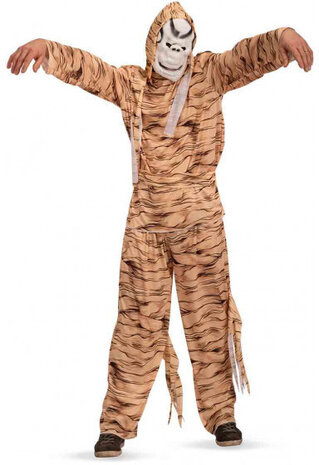 verkleedkostuum Mummie polyester beige one-size