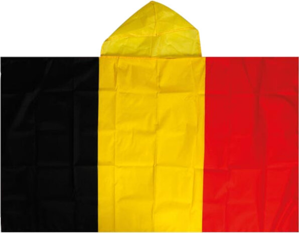 supporterscape Belgi&euml; 150 cm polyester zwart/geel/rood