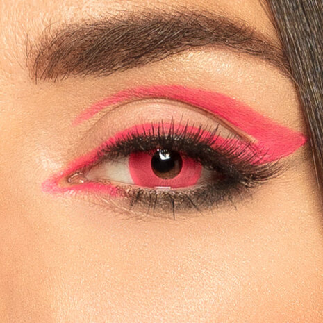 maandlenzen UV flash siliconen roze 2 stuks