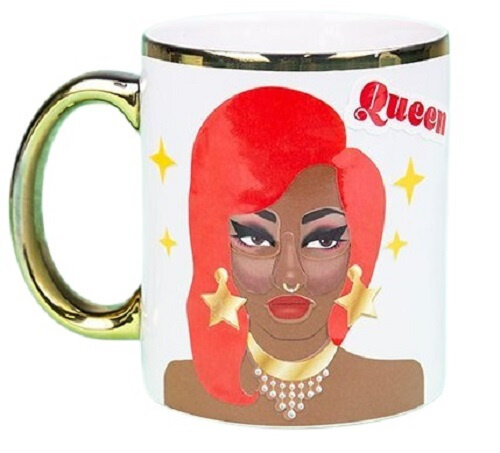 mok Dress Up Your Drag Queen 350 ml keramiek wit