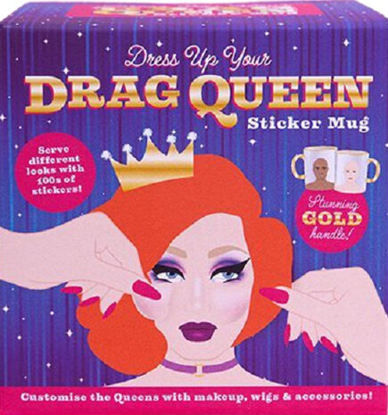 mok Dress Up Your Drag Queen 350 ml keramiek wit