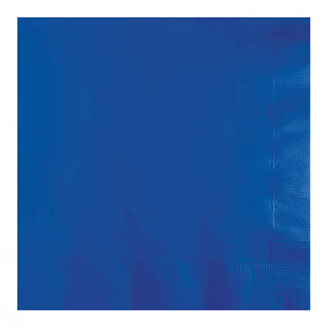 servetten 33cm papier blauw 20 stuks