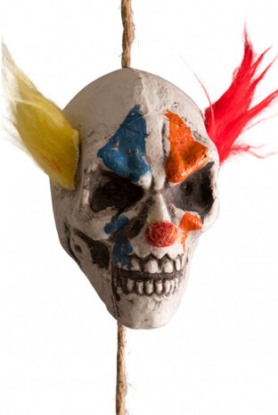hangdecoratie horrorclowns 180 cm sisal