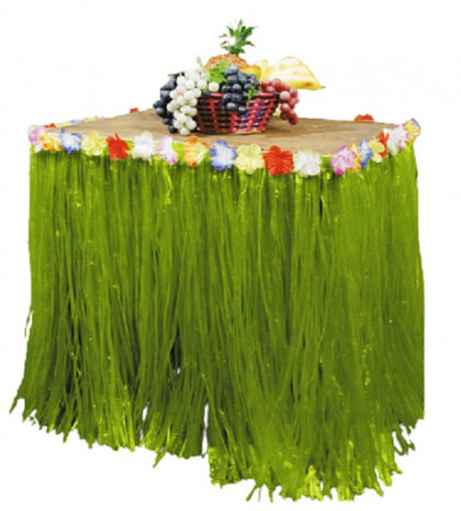 tafelrok hawaii 260 x 80 cm groen