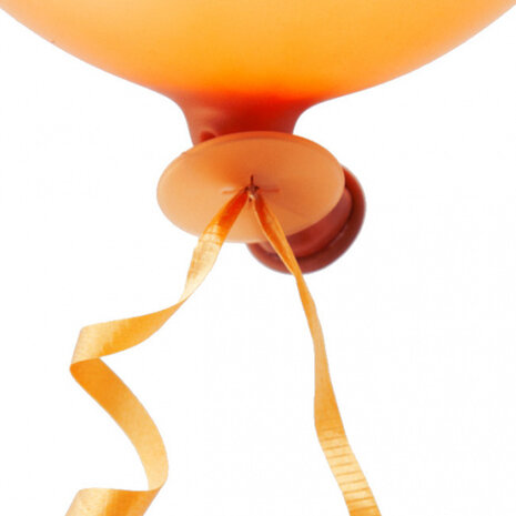 ballonsnelsluitingen 120 cm oranje 100 stuks