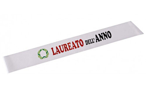 sjerp afgestudeerd heren 40 cm polyester wit