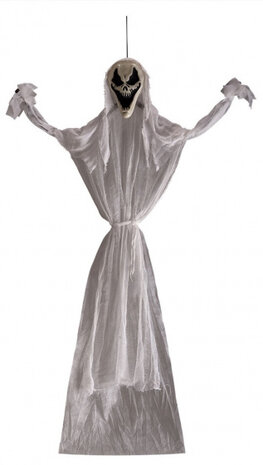 hangdecoratie Ghost Skeleton 150 cm polyester wit