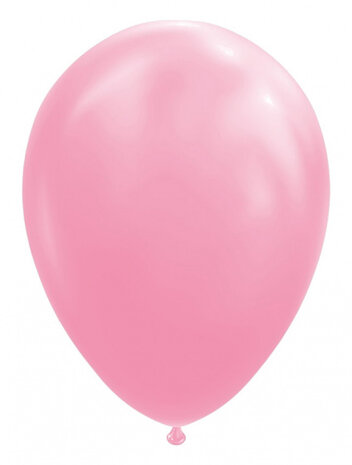 ballonnen 30 cm latex roze 25 stuks