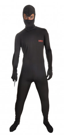 verkleedpak Diabolik polyester zwart maat 98/116