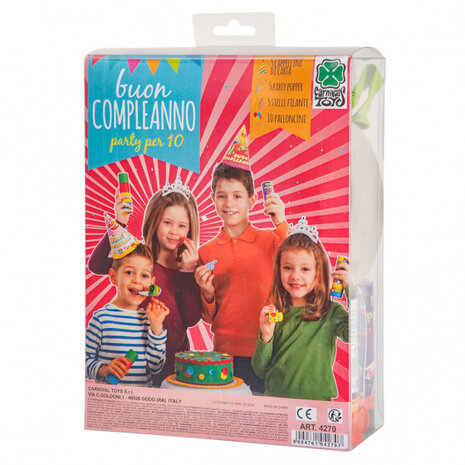 verjaardagsset Birthday junior papier 25-delig