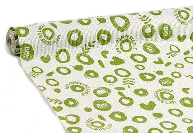 tafelkleed op rol Bio 1,18 x 5 meter groen