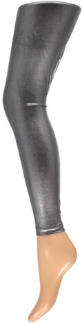 partylegging Shine dames latex antracietgrijs maat L/Xl&nbsp;