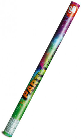 party-popper confetti en slierten 80 cm papier