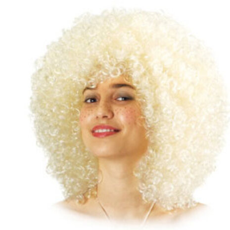 pruik Pop Wig dames synthetisch blond one-size