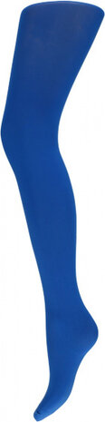 partypanty dames nylon blauw maat XXL