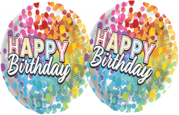 heliumtank Balloongaz Happy Birthday 16 stuks