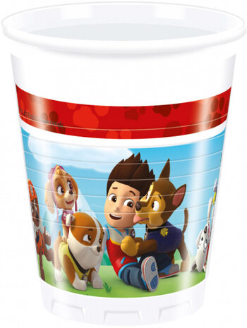 feestbekers Paw Patrol junior 200 ml 8 stuks